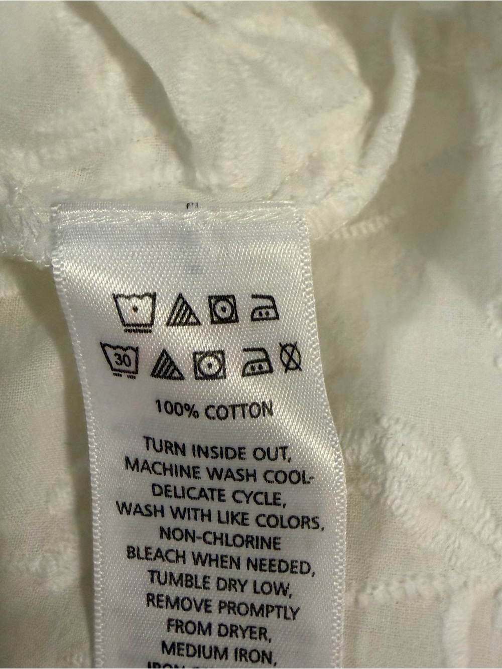 Artisan Ny White Lace-Trim Sleepwear Top - Picture 8 of 9